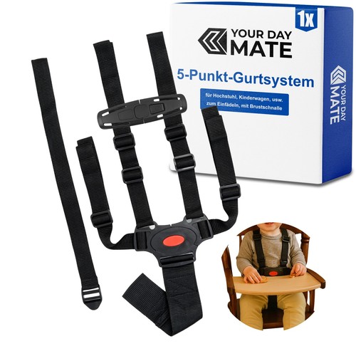 Punkt gurt hochstuhl schwarz - gurt,