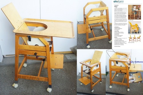 Hochstuhl holz fichte niga - holz-fichte,
