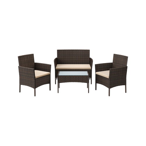 Balkonmöbel set teilig - balkonmöbel-set, 4-teilig
