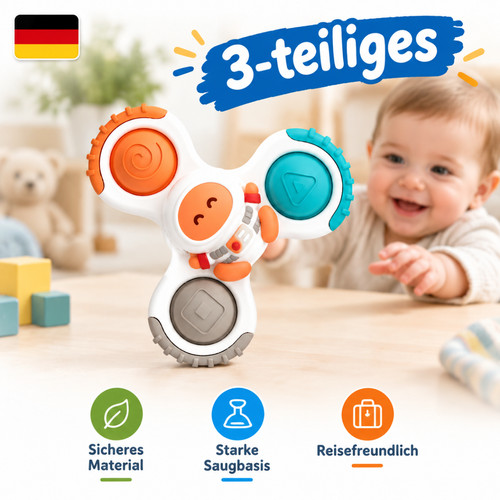 Saugnapf-Spielzeug-Set